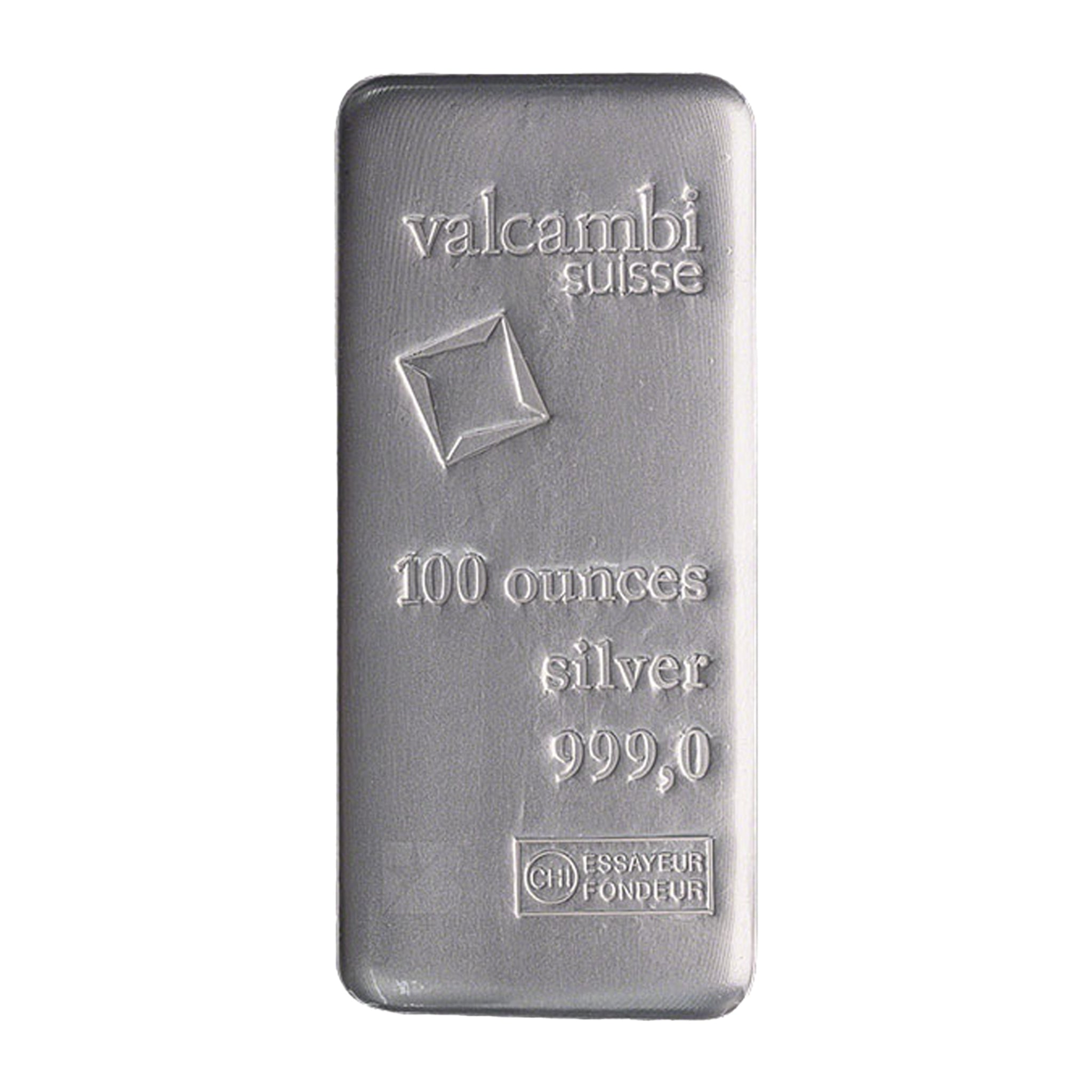 100 oz Valcambi Suisse Cast Bar