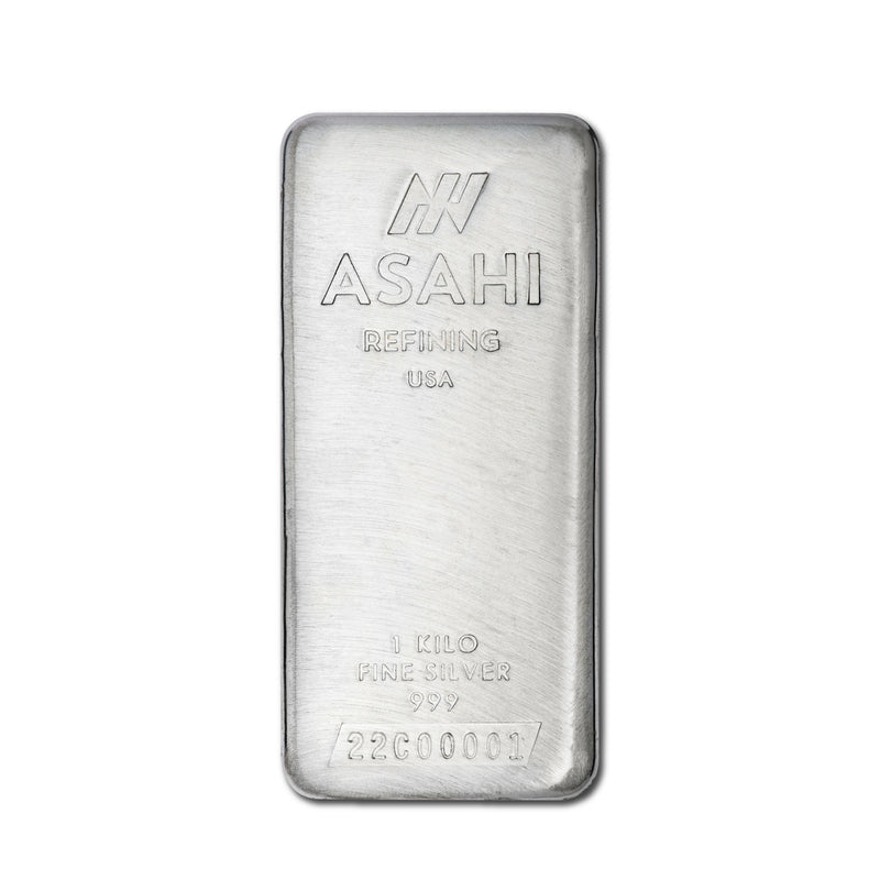 Asahi 1 Kilo Silver Bar