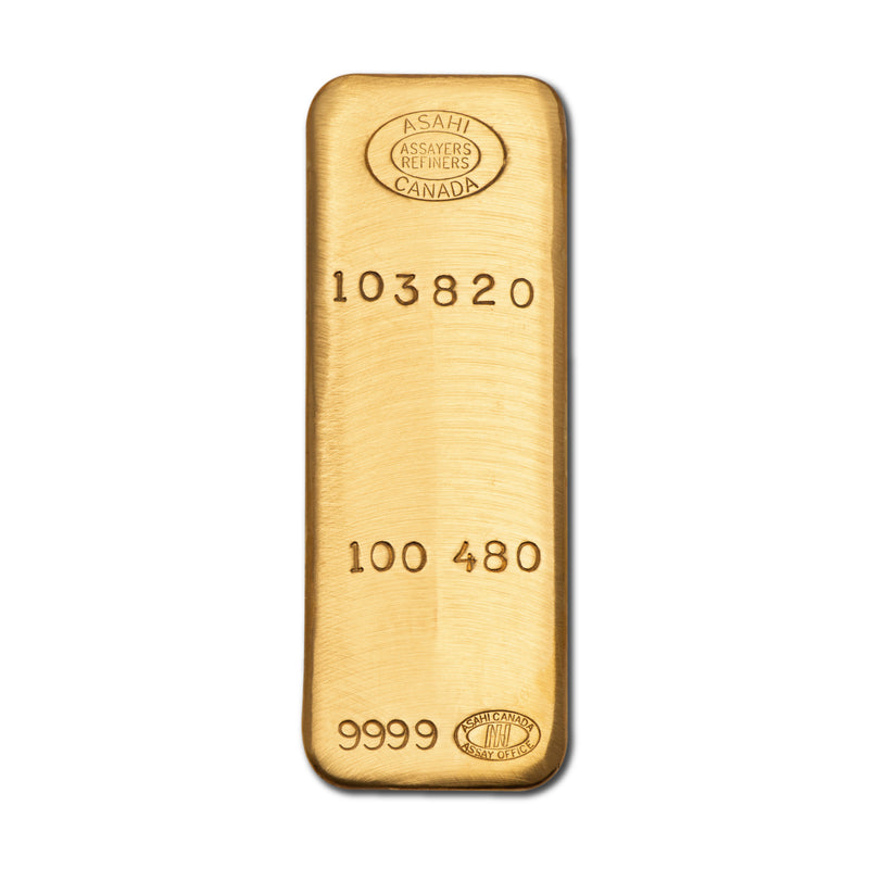 Asahi 100 oz Gold Bar