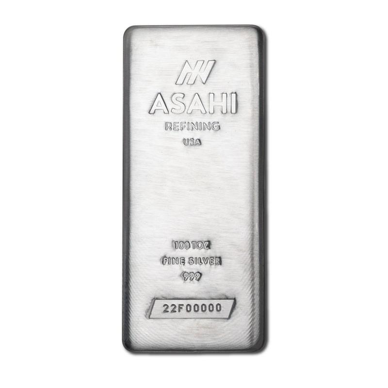 Asahi 100 oz Silver Bar