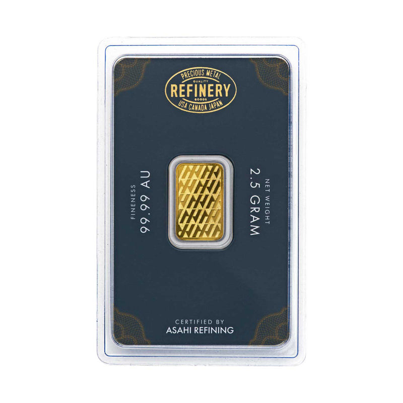 Asahi 2.5 Gram Gold Bar