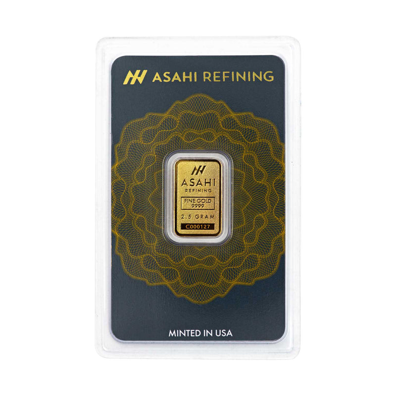 Asahi 2.5 Gram Gold Bar